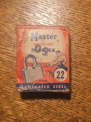 Old vintage master lock - old, co
