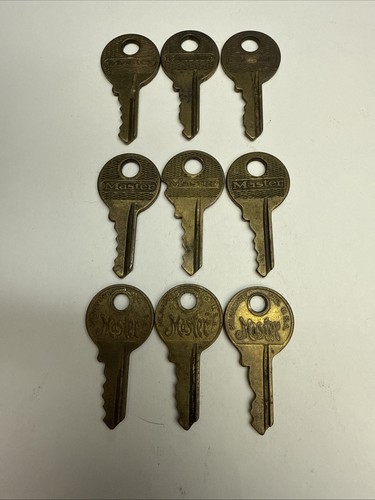 Master lock key lot - 9,