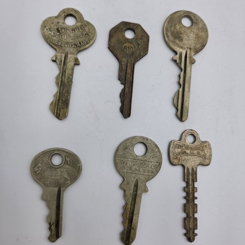 Vintage key lot - 6pc, &